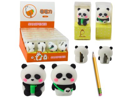 Ořezávátko na Tenké Tužky a Pastelky Školní Kancelářské Panda