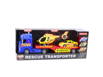 Záchranná Sada Kamion Helikoptéra Auto Světla Zvuky
