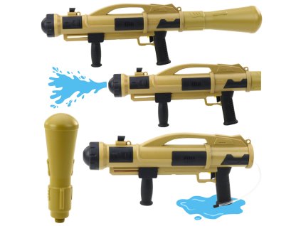 Bazooka Vodní Pistole s Pumpou 73 cm Béžová 1100ml