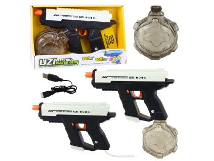 Elektrická Vodní Pistole Automatická 10m Černo-Bílá 800ml