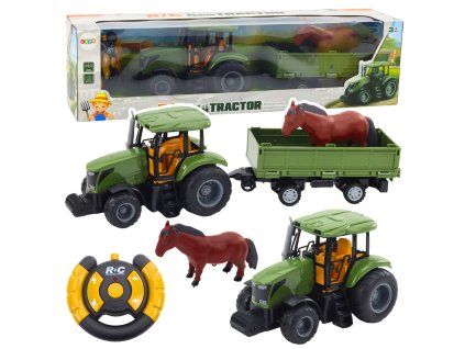 50988 1 sada rc traktor s privesem a konem