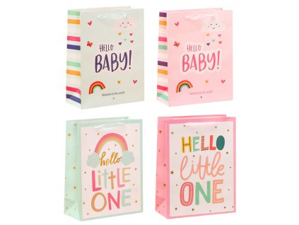 Dárková taška pro děti Hello Baby Little One 36 x 12 x 10 cm