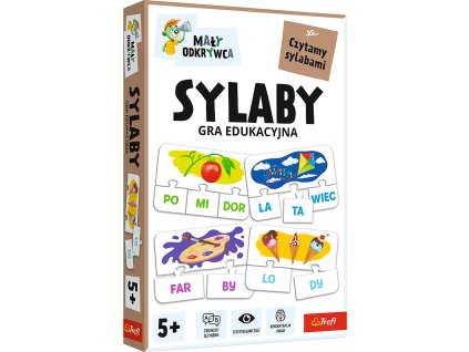 Sylaby - Dětská vzdělávací hra Mały Odkrywca Trefl 02813