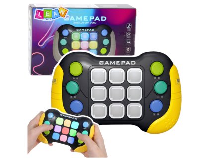 Elektronická Zručnostní Hra Gamepad Pop-It LED 5 Režimů