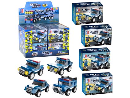 Sada Stavebnic Policie Vozidla S Třením Poháněný