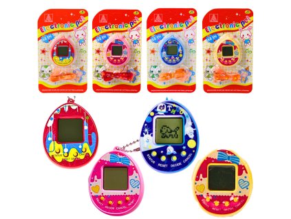 Elektronická Hra Tamagotchi Virtuální Zvířátko na Klíče Mix