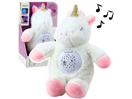 Pluskový Jednorožec Uspávací Mazlíček Projektor Zvuk