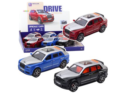 Luxusní SUV Hračka s Pohonem Otevíratelné Dveře Světelné a Zvukové Efekty Mix