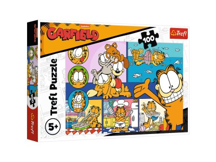 Puzzle - 100 - Líný Garfield Trefl 16521