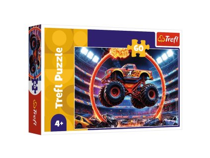 Puzzle 60 dílků - Monster Truck Trefl 17404