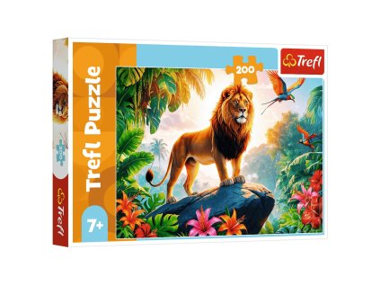 Puzzle 200 - Král džungle Trefl 13329