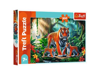 Puzzle 200 - Tygrské zvyky Trefl 13330