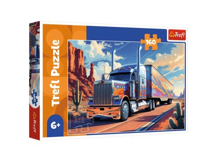Puzzle 160 - Nákladní auto na cestě Trefl 15413