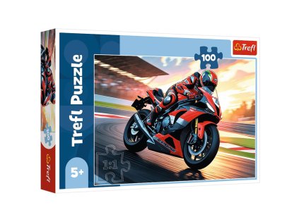 Puzzle 100 - Rychlá motorka Trefl 16489