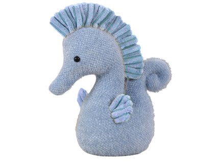 Plyšová Hračka Mazlíček Mořský Koník Modrý 25 cm