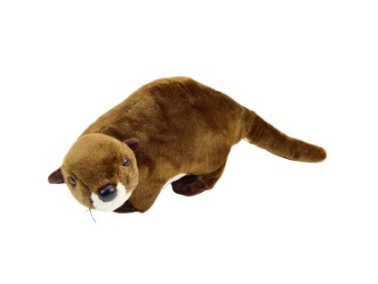 Plyšová mazlivá hračka Vydra Hnědá 37 cm