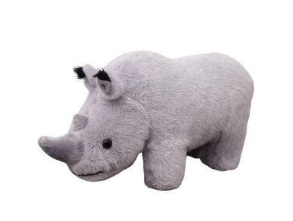 Plyšová Hračka Nosorožec Šedý Mazlíček 30cm