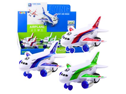 Osobní Letadlo Na Baterie Se Světly Zvuky Pohon Mix