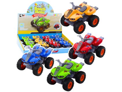 Čtyřkolka s Pohonem Gumová Kola Kovová Karoserie Mix