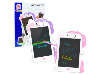 LCD Tabule na Kreslení a Psání s Pera Jednorožec Růžová