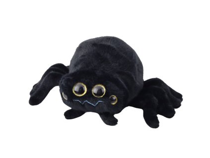Černý Plyšový Pavouk Přívěsek 30cm
