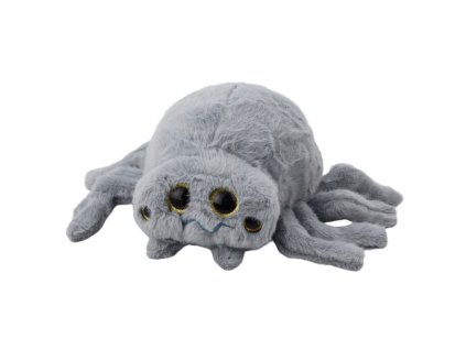 Plyšová Mazlivá Hračka Hmyz Pavouk Šedý 30cm