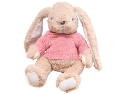 Plyšový Maskot Zajíc Svetřík Růžový 22cm