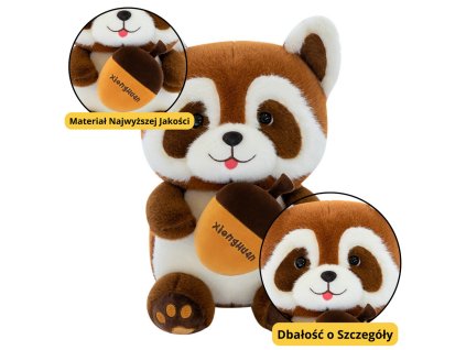 Plyšová Mazlíček Mýval S Žaludem 23 cm