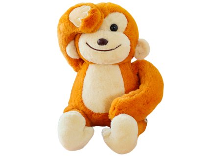 Plyšová Hračka Mazlík Opička s Magnety Hnědá 23 cm