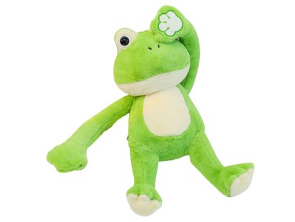 Plyšová Maskotka Mazlík Žába S Magnety Zelená 23cm