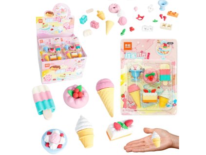 Sada Gum na Gumu Školní Sladkosti 6ks