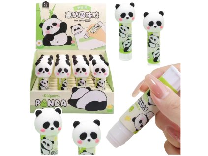 Lepidlo V Tyčince Školní Kancelářské Panda Zelené 3D