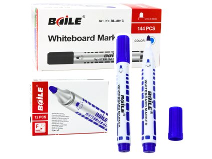 Sada Modré Sucho-stíratelné Tabulové Popisovače 12ks