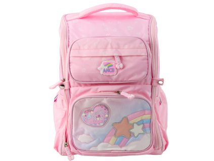 Školní Batoh s Jednorožcem Růžový 20L s Hrudním Pásem