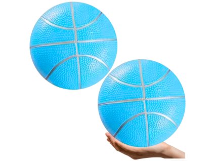 Lehký pastelový modrý gumový plážový míč 20cm