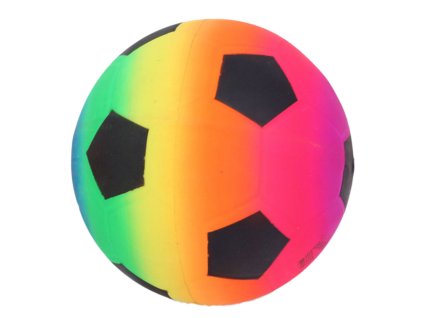 Gumový plážový míč Palma Duhová Barevný Fotbalový Míč 22cm