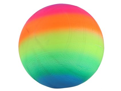 Barevný Pryžový Plážový Míč Palma Duha 22cm