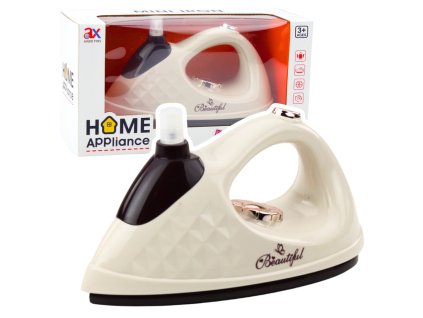 Dětská Žehlička se Sprejem Světlo Zvuk Krémová