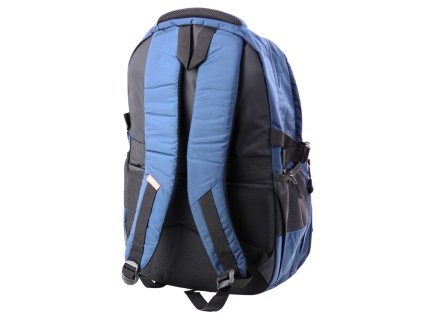 Funkční městský batoh 9 kapes modrý 35L 48cm