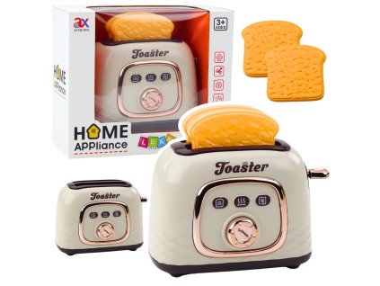 Dětský Hrací Toustovač Elegance Zvukový Efekt Tousty Bílý