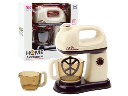 Dětský Kuchyňský Robotický Mixér se Otáčivou Hlavicí 360° Světla Bílý