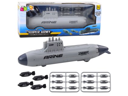 Ponorka Šedá se Střelbou Torpéd 28cm