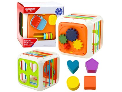 SenzoRcube - Smyslová Kostka pro Děti Proposunovací Výzva Barevný Sortimnet