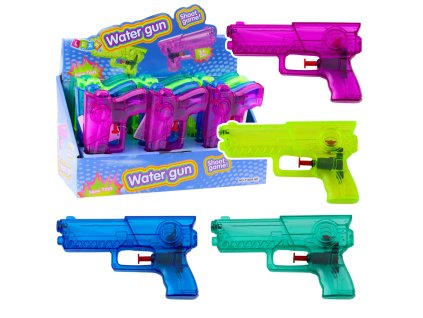 Malá Průhledná Vodní Pistole Růžová Modrá Zelená Mix