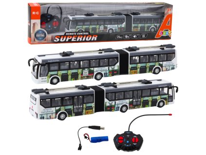 Městský trolejbus na dálkové ovládání RC s LED osvětlením - Veřejná doprava