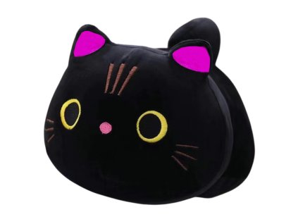 Plyšová Hračka Přítulný Černý Kocour 18cm