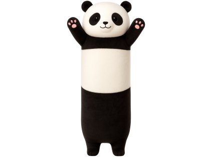 Plyšová Hračka Panda Polštář Váleček Černo-Bílá 70cm