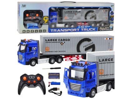 Kamion Na Dálkové Ovládání S Kontejnerem RC 1:24