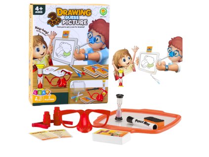 Rodinná hra Kalambury Nakresli a Uhodni Obrázek Malování Nosem