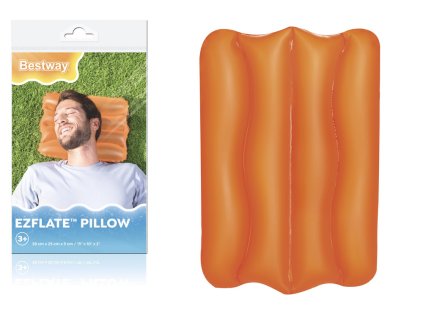Nafukovací Polštář 38 x 25 cm Oranžový Bestway 52127
